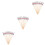 600Pcs Multi Color Bamboo Fruit Picks with Red Beads Ideal for Parties 5