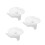 3Pcs White Silent Hamster Exercise Wheel PP Material with Sturdy Stand 8