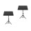 2Pcs Black Folding Projector Tripod Stand Laptop & Phone Shelf 5