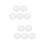 100Pcs Convenient Compressed Cotton Towels White for Travel 9