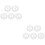 100Pcs Convenient Compressed Cotton Towels White for Travel 8