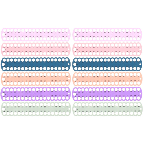 12Pcs Compact Plastic Thread Holders Convenient Embroidery Organizers 1