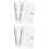 4Pcs Transparent Plastic Ring Binder Covers PVC Office Folder 7