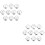 20Pcs Silver Acrylic Reserved Signs Decorative Wedding Table 7