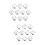 20Pcs Silver Acrylic Reserved Signs Decorative Wedding Table 8