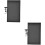2Pcs Metal Mic Holder Black Portable Mic Storage Tray Multipurpose 7