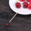 600Pcs Multi Color Bamboo Fruit Picks with Red Beads Ideal for Parties 11