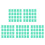 2500Pcs Small Transparent Green Set Plastic Cubes for Math Games 10