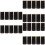 300Pcs Black PVC Shrink Wrap Capsules for Sealing 8