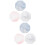 6Pcs Multi-Functional Marble Pattern Ceramic Wax Seal Stamp Pads 7