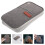 5Pcs Grey Holder Durable Travel Document Zipper Pouch 7