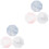 6Pcs Multi-Functional Marble Pattern Ceramic Wax Seal Stamp Pads 5