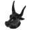 5Pcs Space-Saving Guitar Wall Mount Bull Shape Holder Black 1