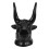 5Pcs Space-Saving Guitar Wall Mount Bull Shape Holder Black 3