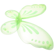 5Pcs Nylon Fairy Butterfly Wings Light Green for Little Girl Costume