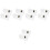 10Pcs Multifunctional Garden Sprayer Replacement Nozzles with Shield 6