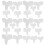 1000Pcs Thick Plastic Treble Hook Caps Transparent Safety Hook Bonnet 3