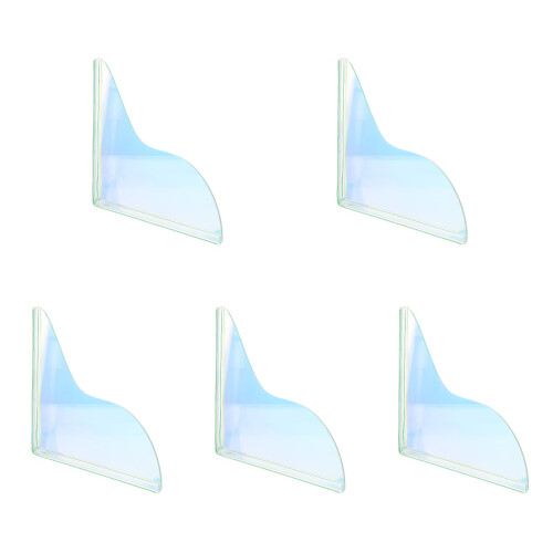 5Pcs Multi-Color Acrylic Shower Splash Guard Practical Design 2