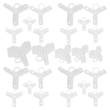 1000Pcs Thick Plastic Treble Hook Caps Transparent Safety Hook Bonnet
