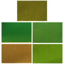 20Pcs Sturdy Plastic Fake Grass Turf Mats for Home Decoration and DIY