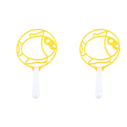 2Pcs Set Yellow Bubble Maker for Family Fun 1