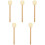 5Pcs White Bass Drum Mallets Lightweight Wood Handle Drumsticks 4