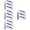 16Pcs Durable Blue Polyester Graduation Tassels for Cap Decor 8