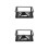 2Pcs Adjustable Phone Stand Projector Holder for Home Use 9