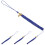 16Pcs Durable Blue Polyester Graduation Tassels for Cap Decor 2