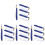 16Pcs Durable Blue Polyester Graduation Tassels for Cap Decor 3