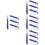 16Pcs Durable Blue Polyester Graduation Tassels for Cap Decor 7