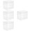 4Pcs Desktop Drawer Organizer Transparent Acrylic Makeup Storage Box 9