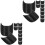 20Pcs Black Plastic Hat Visor Insert for Baseball Cap and Sports Hats 4