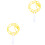 2Pcs Set Yellow Bubble Maker for Family Fun 3