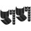 20Pcs Black Plastic Hat Visor Insert for Baseball Cap and Sports Hats 5