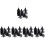 150Pcs Black Plastic Breathable Planter Inserts for Outdoor Pots 7