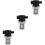 3Pcs Black Plastic Water Pump in-Line Strainer Filter for Home Use 4