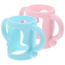 8Pcs Silicone Baby Bottle Handles Soft Infant Bottle Grip