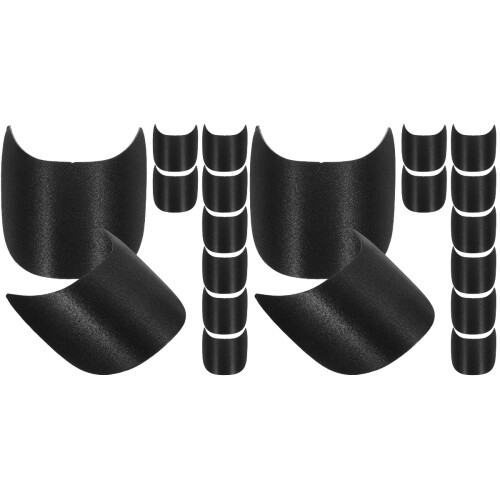 20Pcs Black Plastic Hat Visor Insert for Baseball Cap and Sports Hats 2