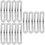 12Pcs Silver Metal Corner Braces L Shape Brackets for Shelves 8