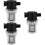 3Pcs Black Plastic Water Pump in-Line Strainer Filter for Home Use 6
