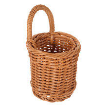 3Pcs Wall Storage Basket Plastic Chocolate for Kitchen Hanging Storage