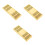 3Pcs Elegant Golden Desktop Humidifiers with Advanced Moisture Control 3
