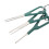 3St Terminal Ejector Set Staal Voor Auto Connectoren 8