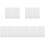 400Pcs White Double Sided Acrylic Adhesive Pads Strong Removable Tape 3