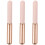 3Pcs Pink Makeup Brushes Multipurpose Lip Applicators for Travel 6