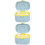 2Pcs Portable Sky-Blue Formula Holder PP Dispenser Container for Home 7