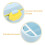 2Pcs Portable Sky-Blue Formula Holder PP Dispenser Container for Home 11