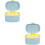 2Pcs Portable Sky-Blue Formula Holder PP Dispenser Container for Home 8