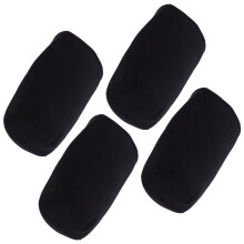 12Pcs Black Sprouting Jar Covers Cloth Sleeves for Light Protection